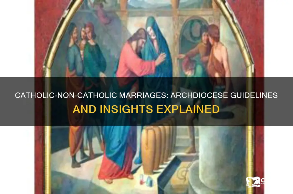 what does the archdiocese say about catholic marrying non catholic