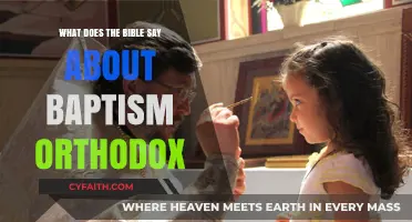 Orthodox Baptism: Exploring Biblical Teachings and Sacred Traditions