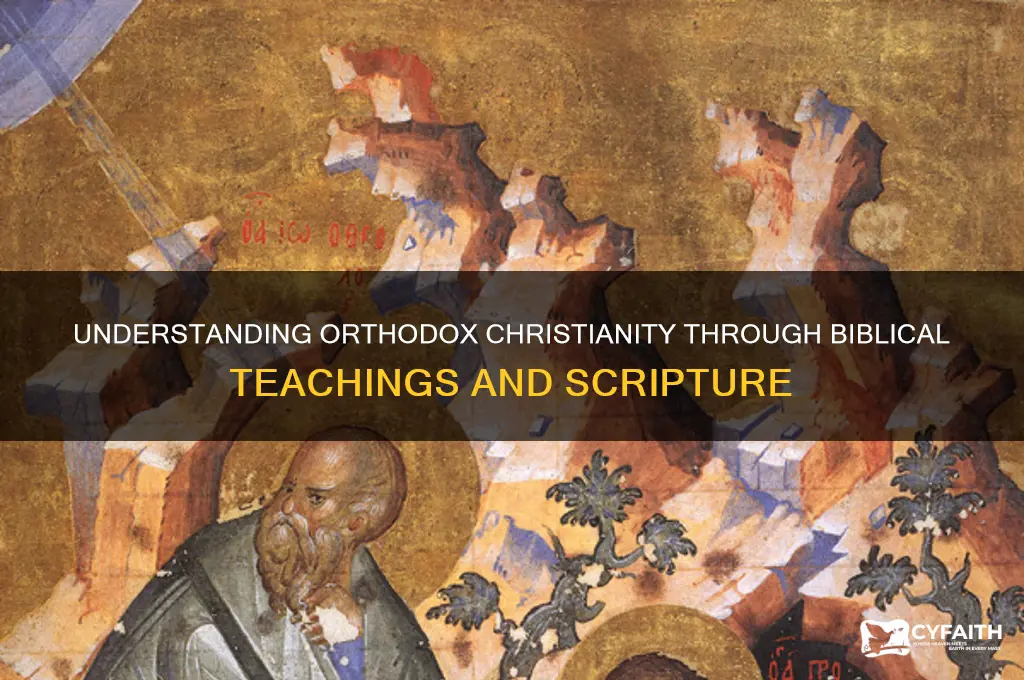 what does the bible say about orthodox