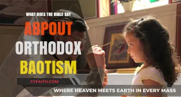 Orthodox Baptism: Exploring Biblical Foundations and Practices in Scripture