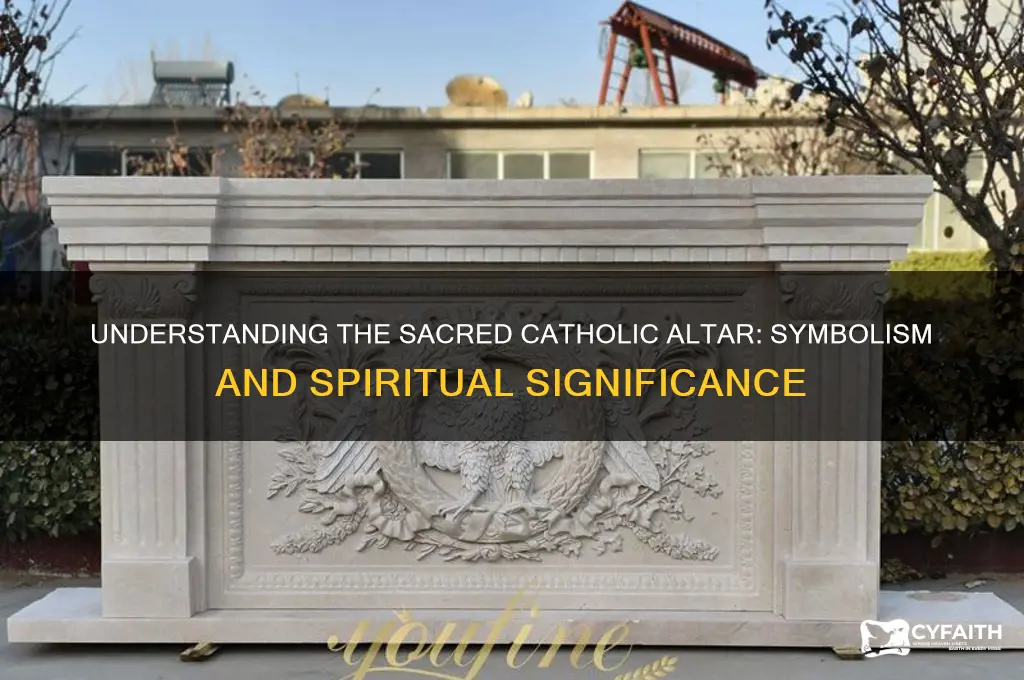 what does the catholic altar symbolize