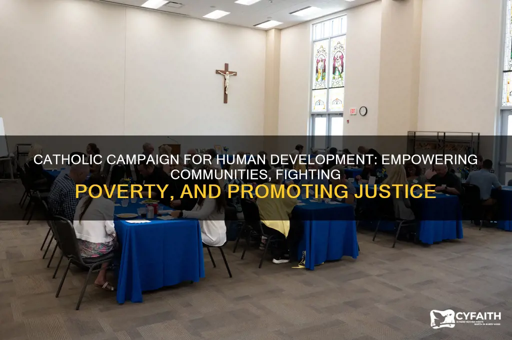 what does the catholic campaign for human development do