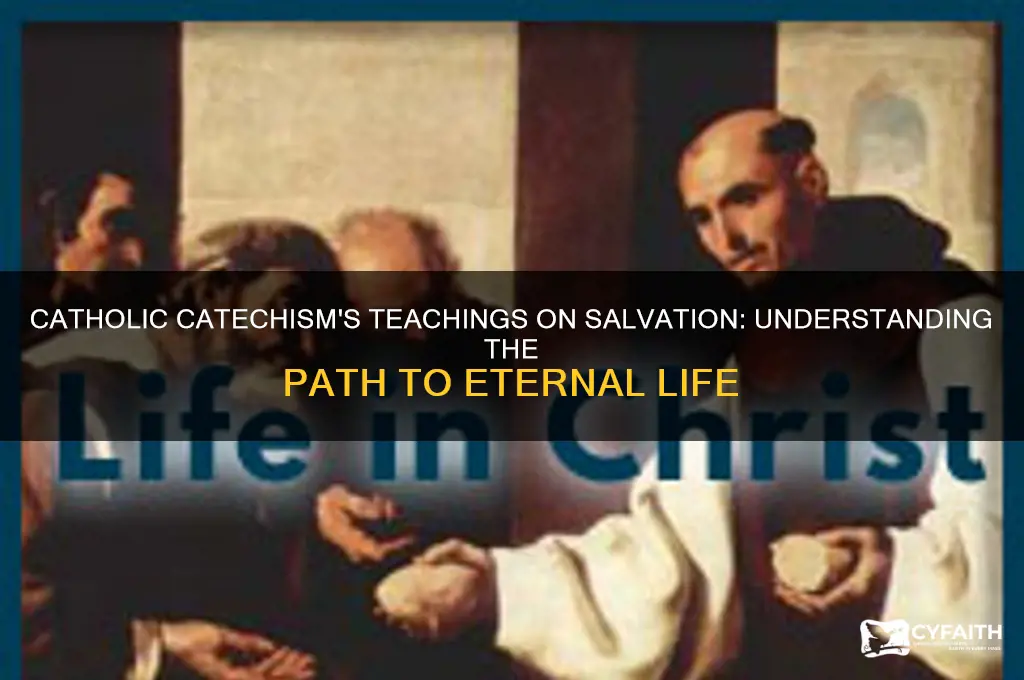 what does the catholic catechism say about being saved