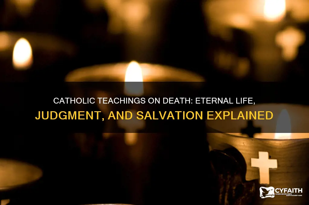 what does the catholic chruch say about death