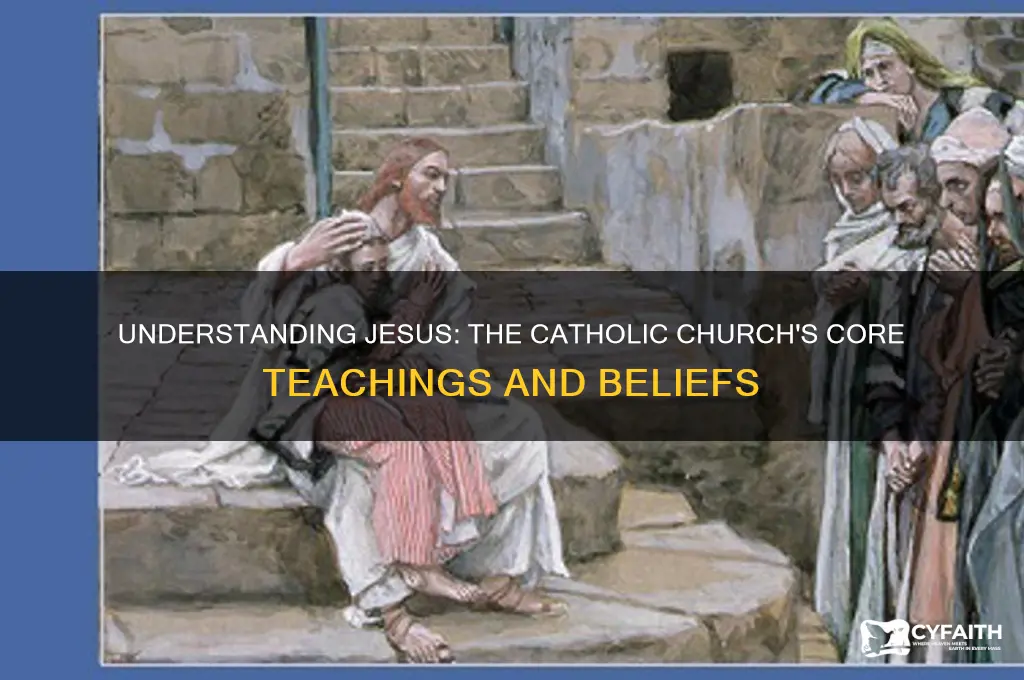 what does the catholic chuch say about jesus