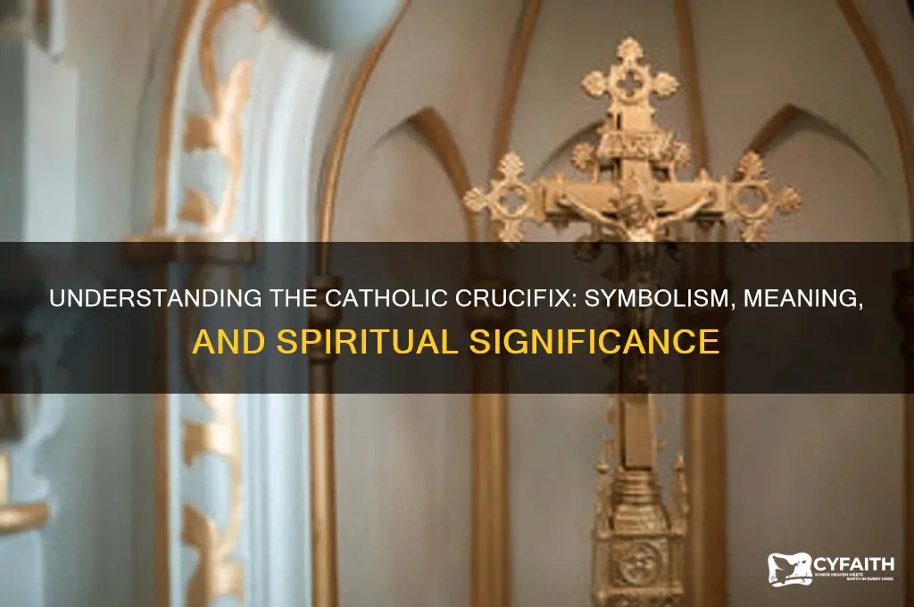 what does the catholic crucifix symbolize