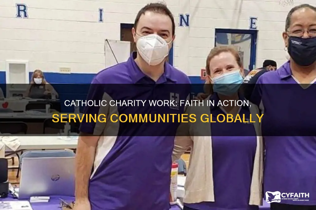 what does the catholic do for chairty work