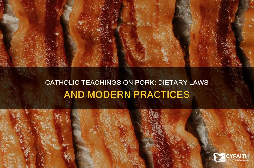what does the catholic religion say about eating pork