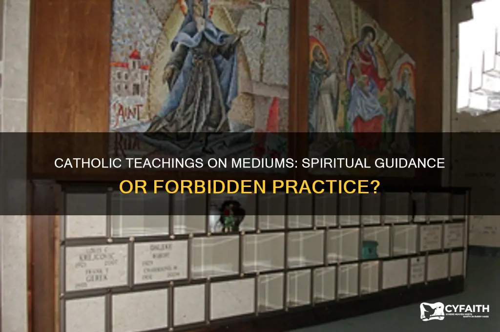 what does the catholic say about mediums