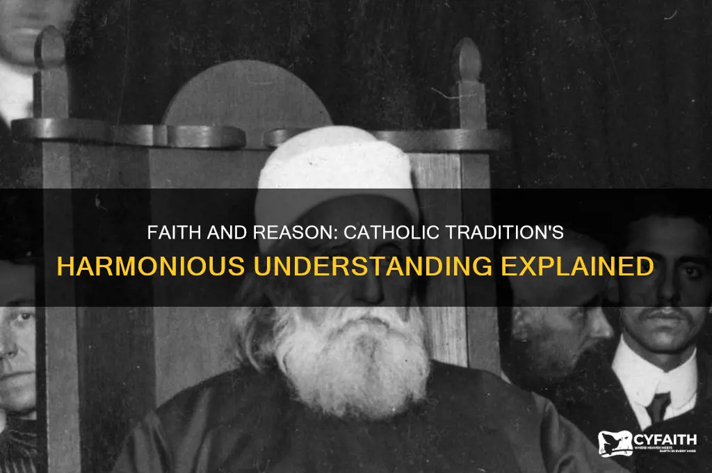 what does the catholic tradition understand about faith and reason