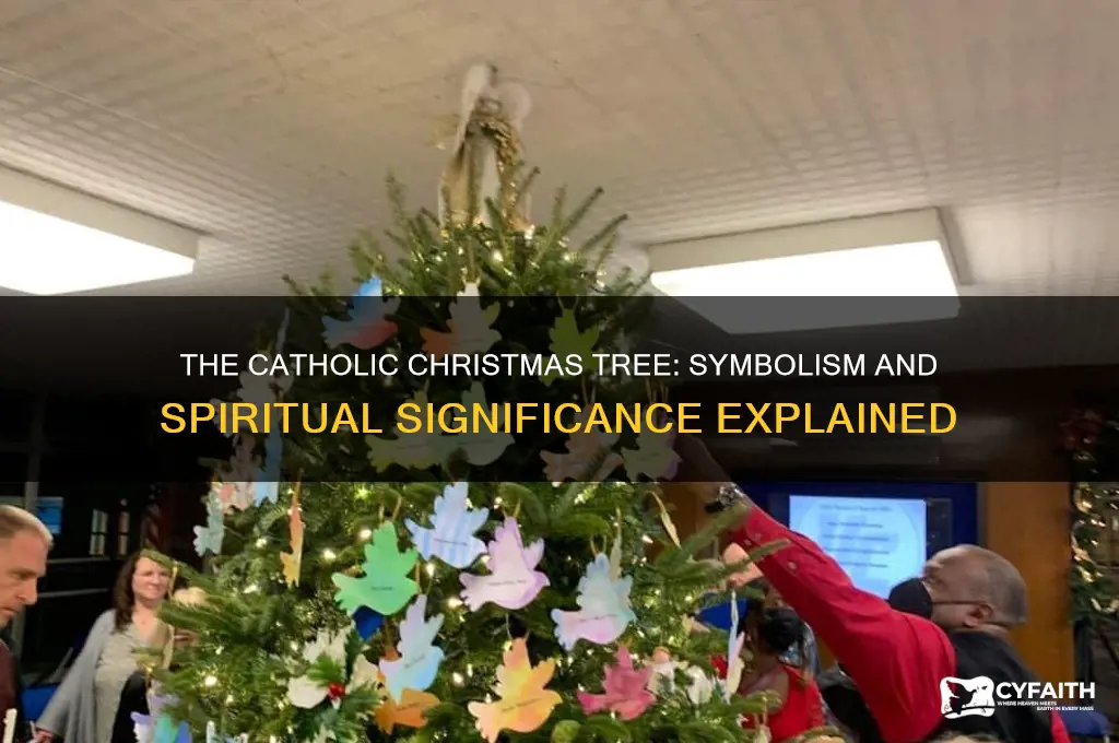 what does the christmas tree represent catholic