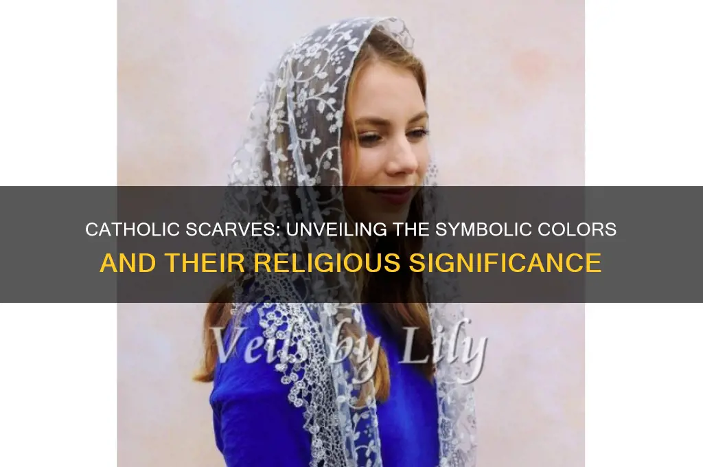 what does the color scarves in catholic religion