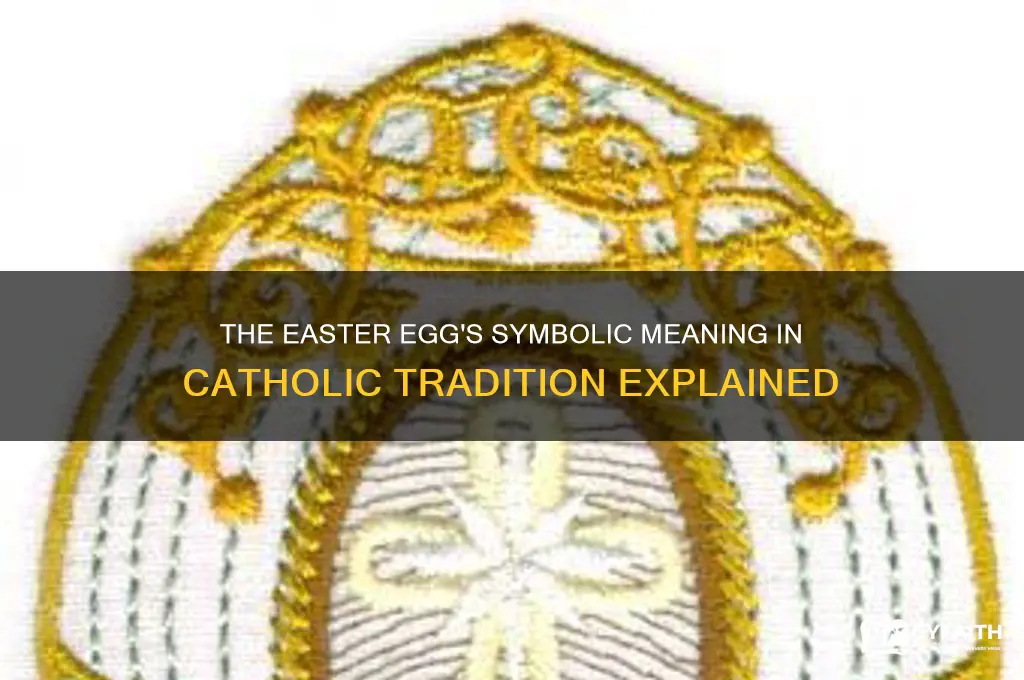 what does the easter egg symbolize in catholism