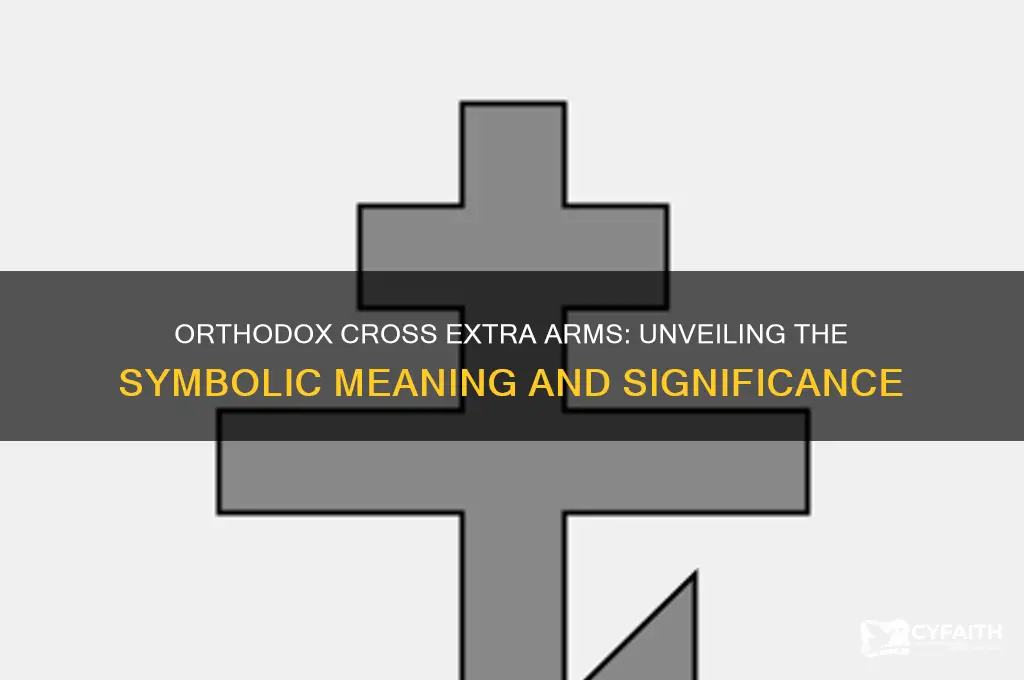 what does the extra arms on orthodox cross meaning