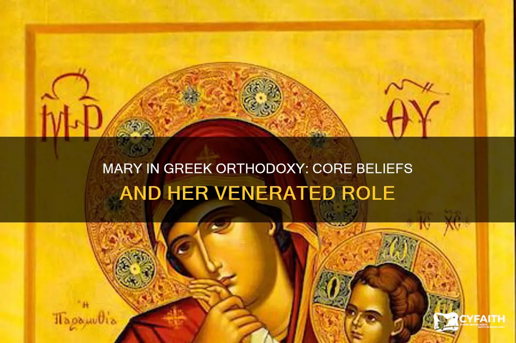 what does the greek orthodox church believe about mary