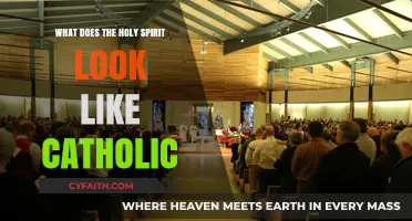 The Holy Spirit's Catholic Depiction: Symbols, Forms, and Divine Presence
