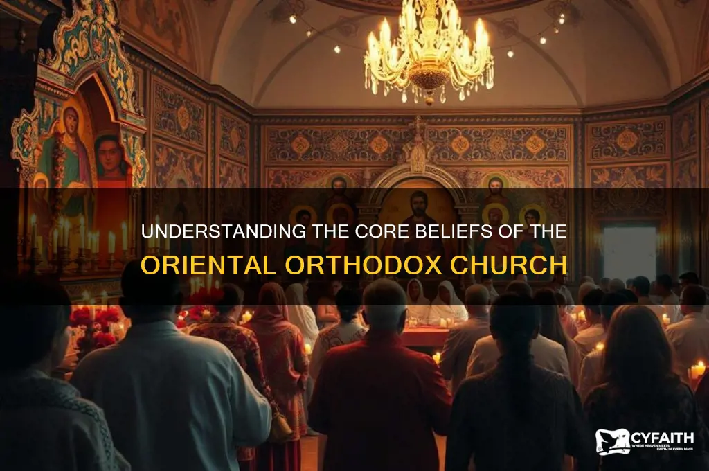 what does the oriental orthodox church believe