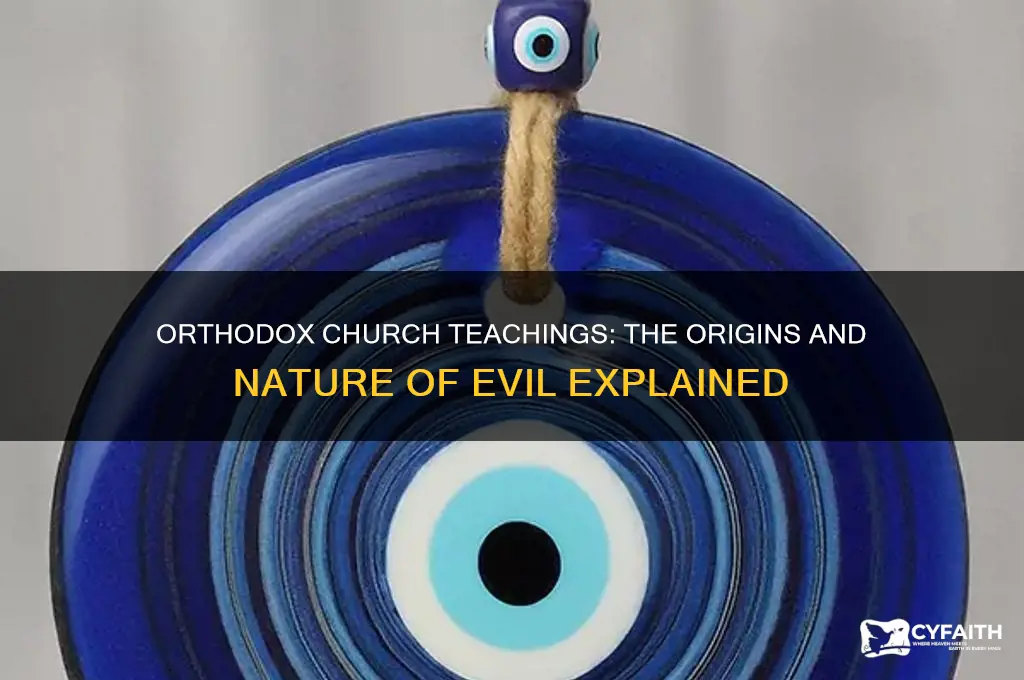 what does the orthodox church believe evil comes from