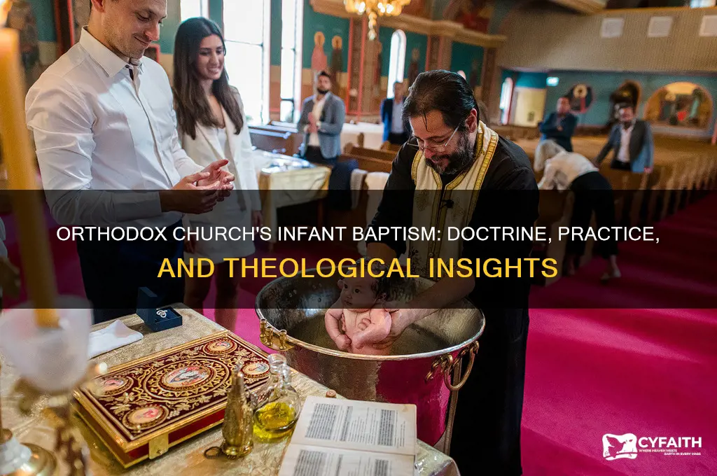 what does the orthodox church say about infant baptism