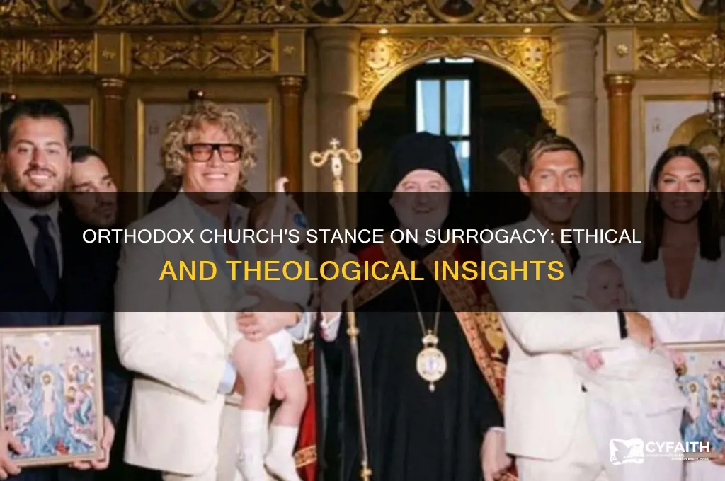 what does the orthodox church say about surrogacy