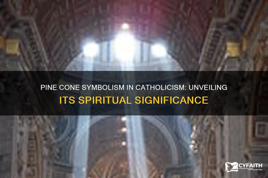 what does the pine cone symbolize in the catholic religion