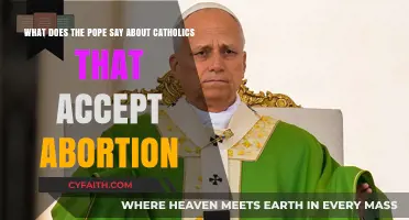 Pope's Stance on Catholics Supporting Abortion: Doctrine and Dialogue