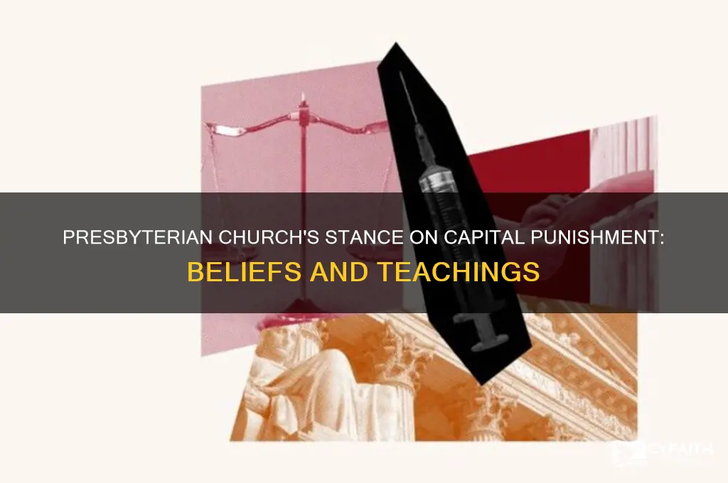 what does the presbyterian church believe about capital punishment
