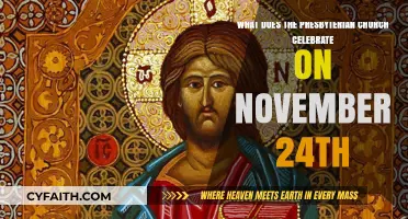November 24th: Presbyterian Church's Observance of Christ the King Sunday