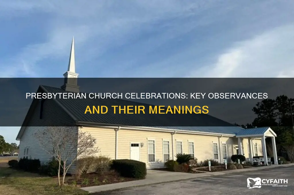 what does the presbyterian church celibrate