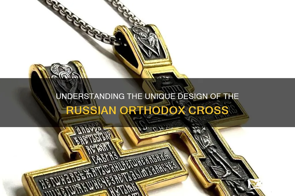 what does the russian orthodox cross look like