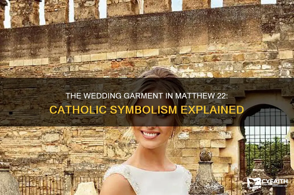 what does the wedding garment symbolize in matthew 22 catholic