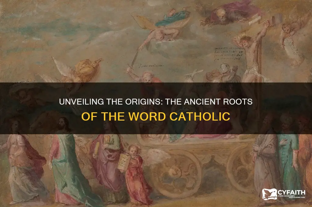 what does the word catholic come from