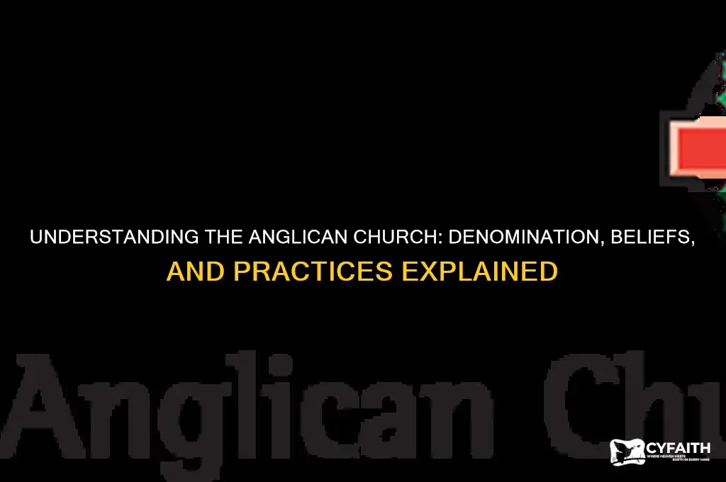 what donomination is an anglican church