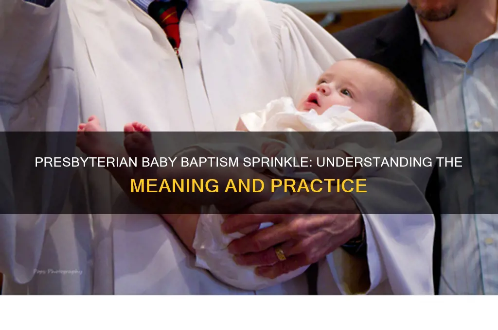 what eas the salvation for a presbyterian baby baptism sprinkle