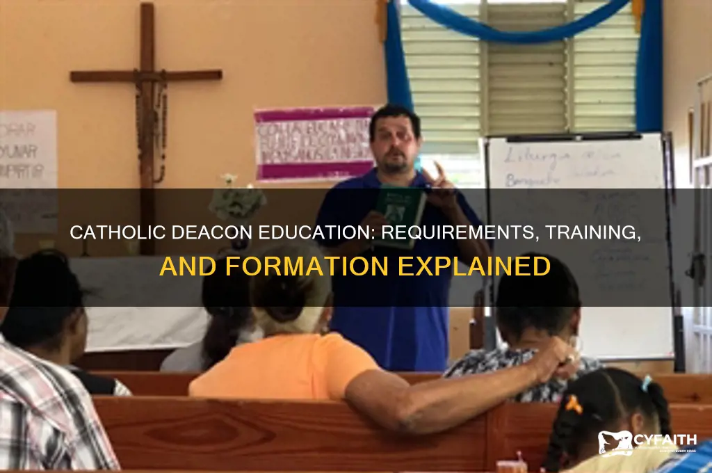 what education does a catholic deacon need