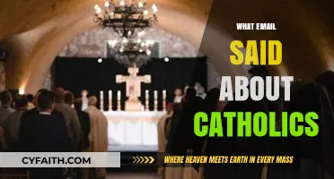 Unveiling the Email's Controversial Claims About Catholics: A Critical Analysis