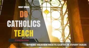 Unveiling Misconceptions: Common Catholic Teachings Often Misinterpreted as Errors