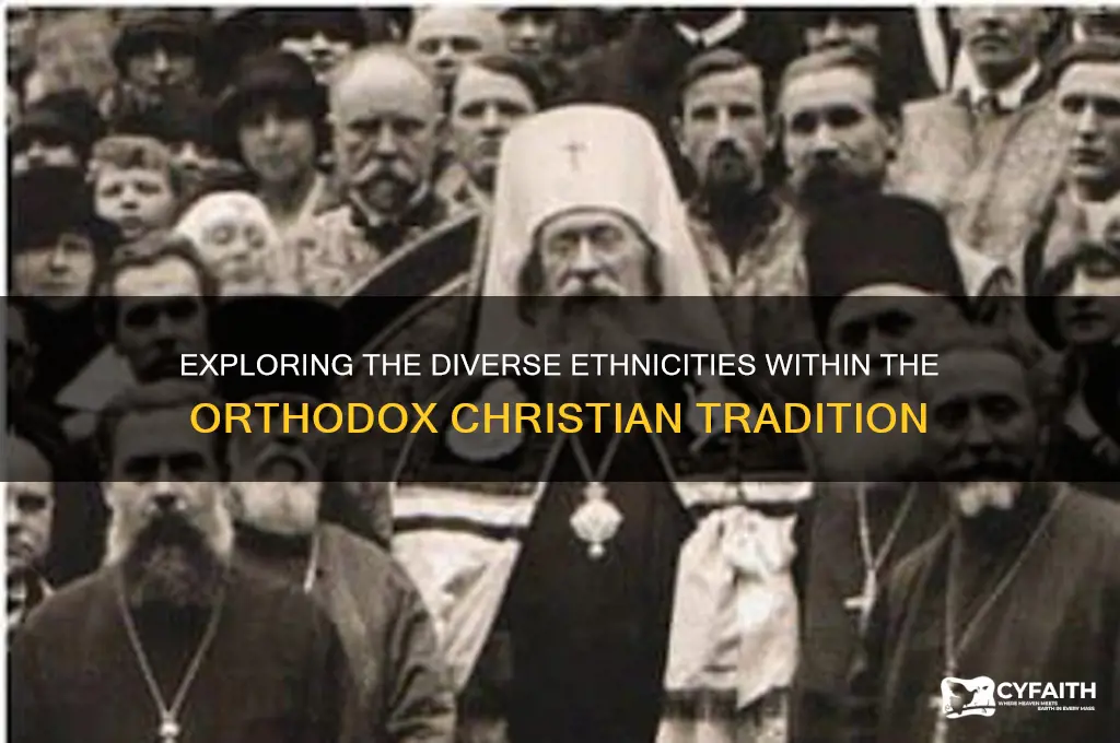 what ethnicities are orthodox