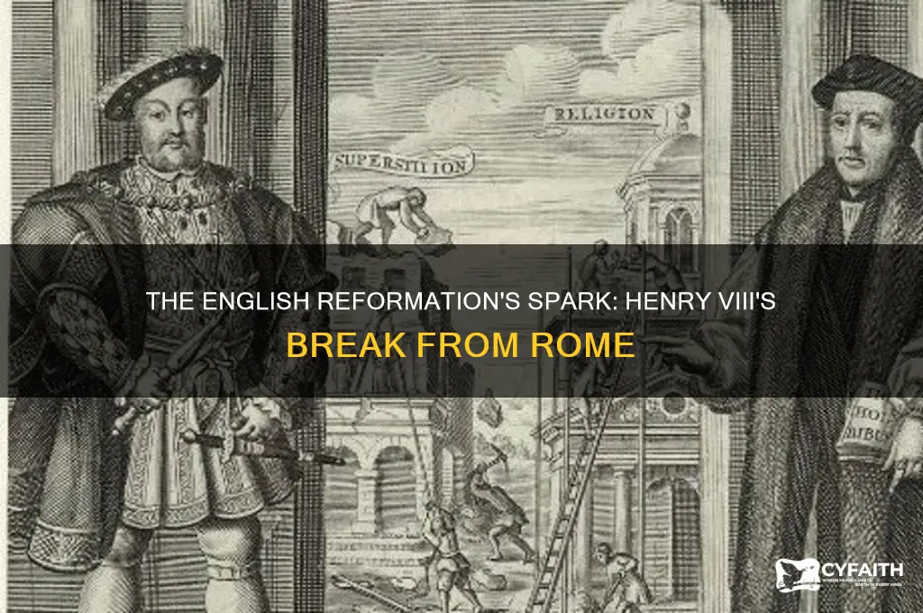 what event began the catholic reformation in england