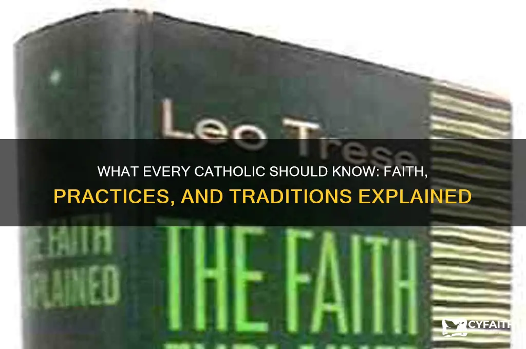 what every catholic