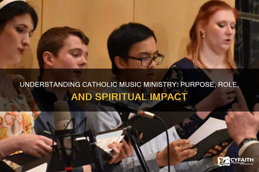 what exactly is catholic music ministry
