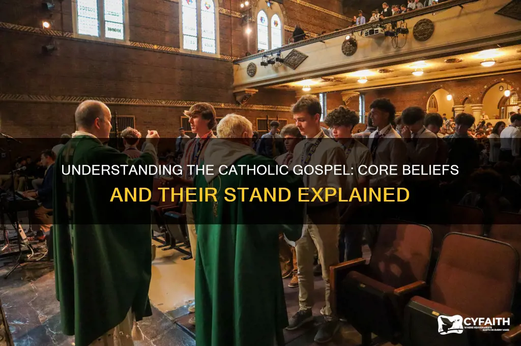what exactly is the gospel catholic stand