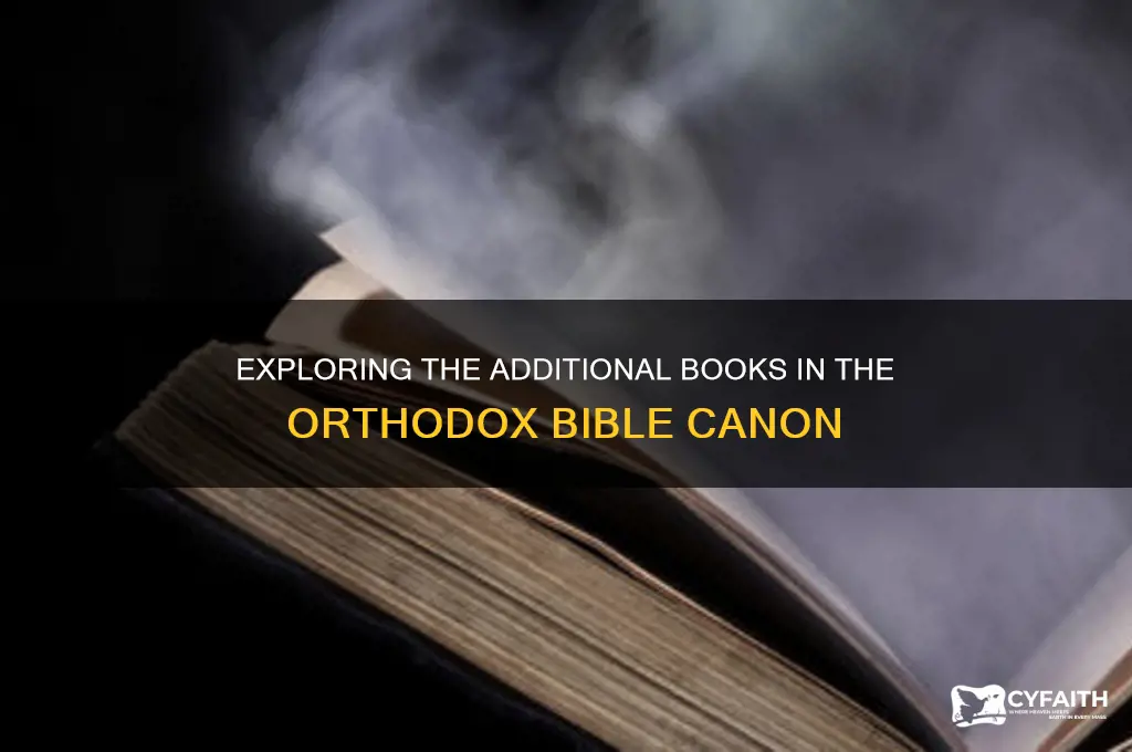 what extra books are in the orthodox bible