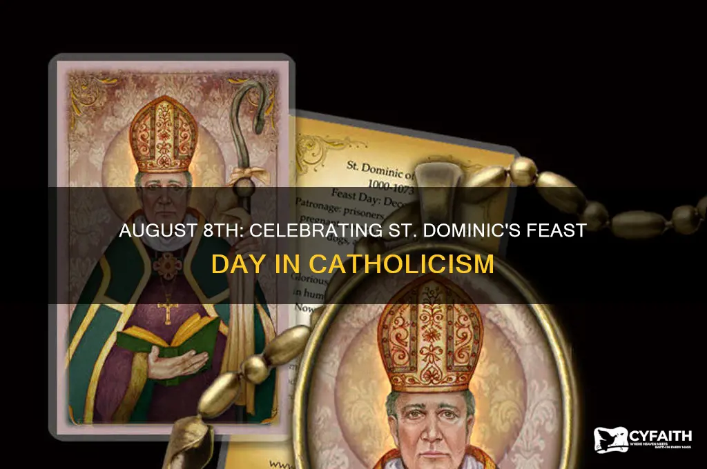 what feast day is august 8th in catholic