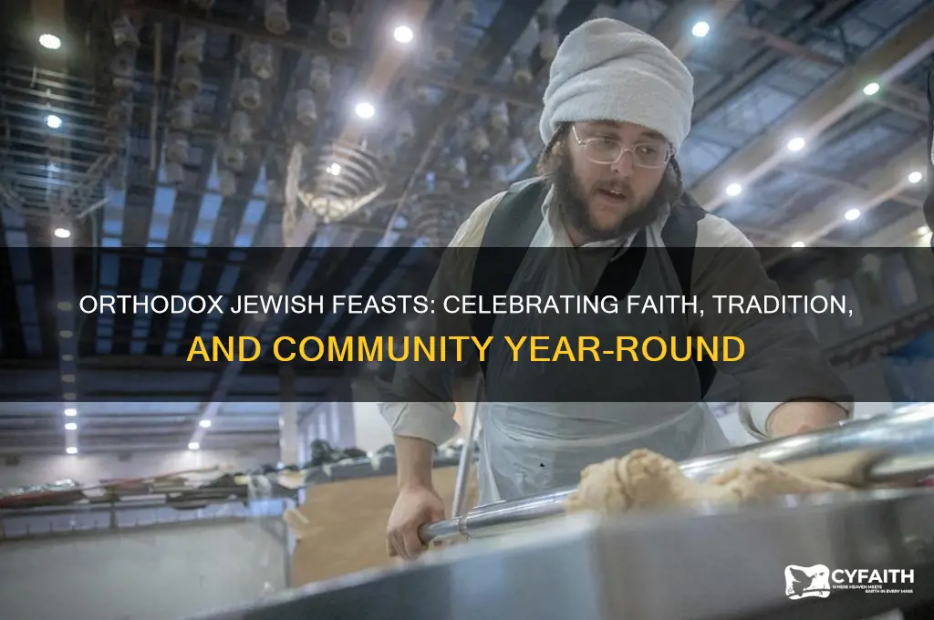 what feasts do orthodox jews celebrate