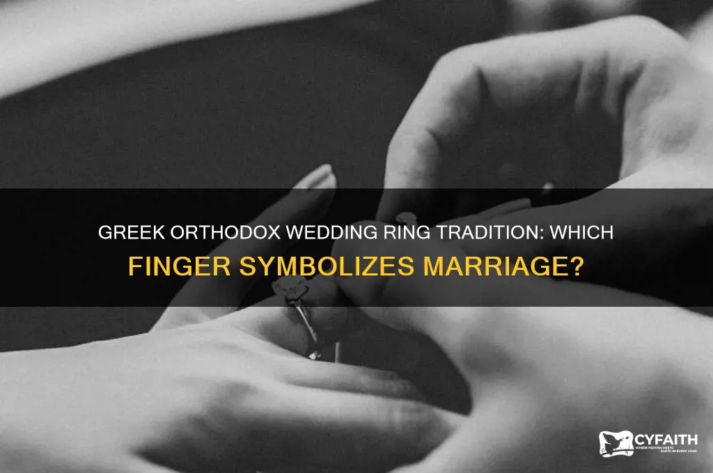 what finger do greek orthodox wear wedding ring
