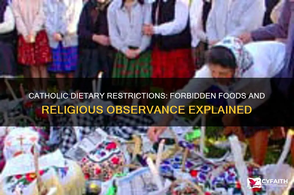 what food are catholics not allowed to e