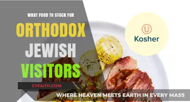 Kosher Hospitality: Essential Food Items for Orthodox Jewish Guests