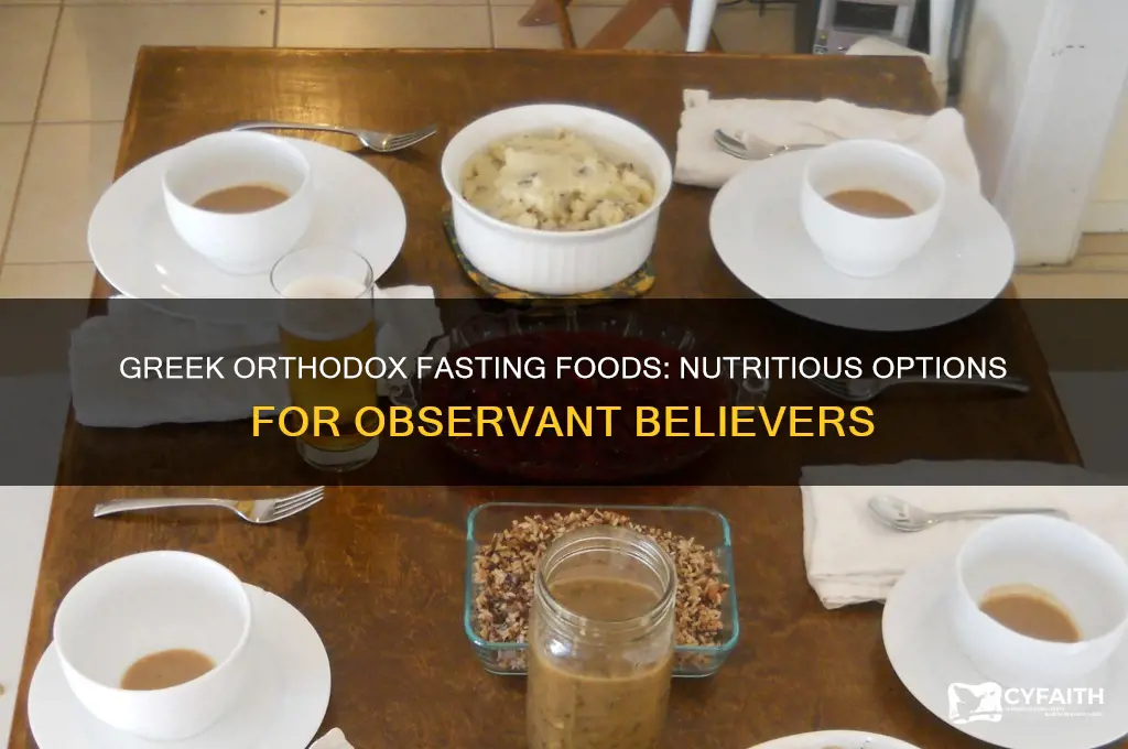 what foods can greek orthodox eat when fasting