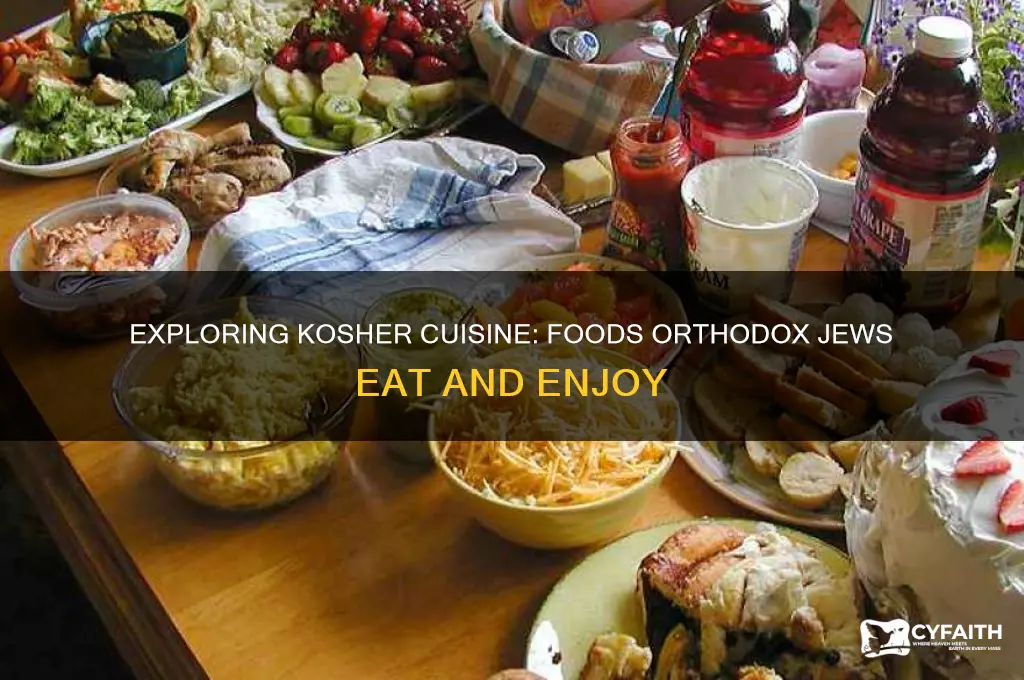 what foods do orthodox judaism eat